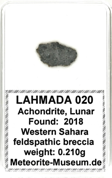 Lahmada 020 Mond Meteorit - 0,210 g