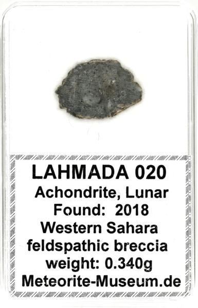 Lahmada 020 Mond Meteorit - 0,340 g